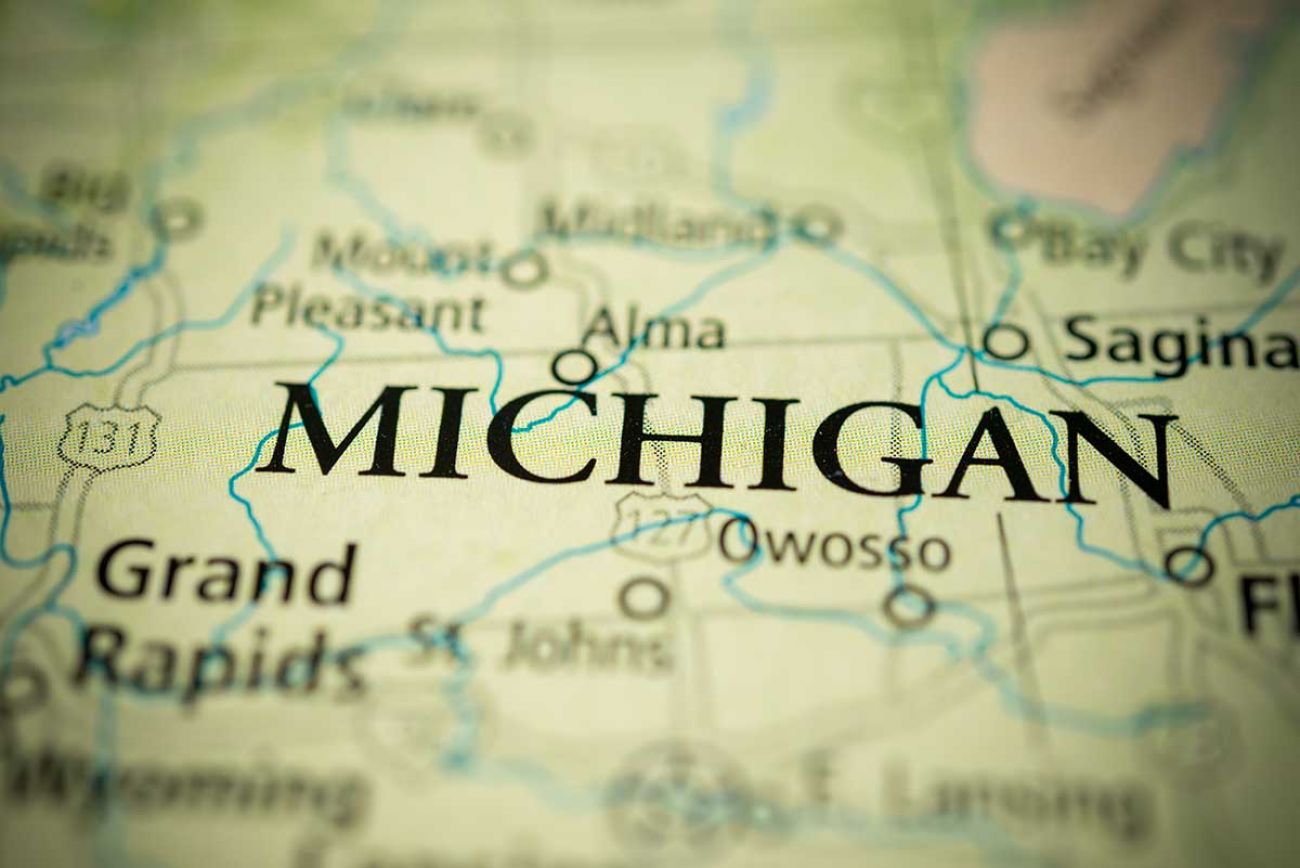 map of michigan