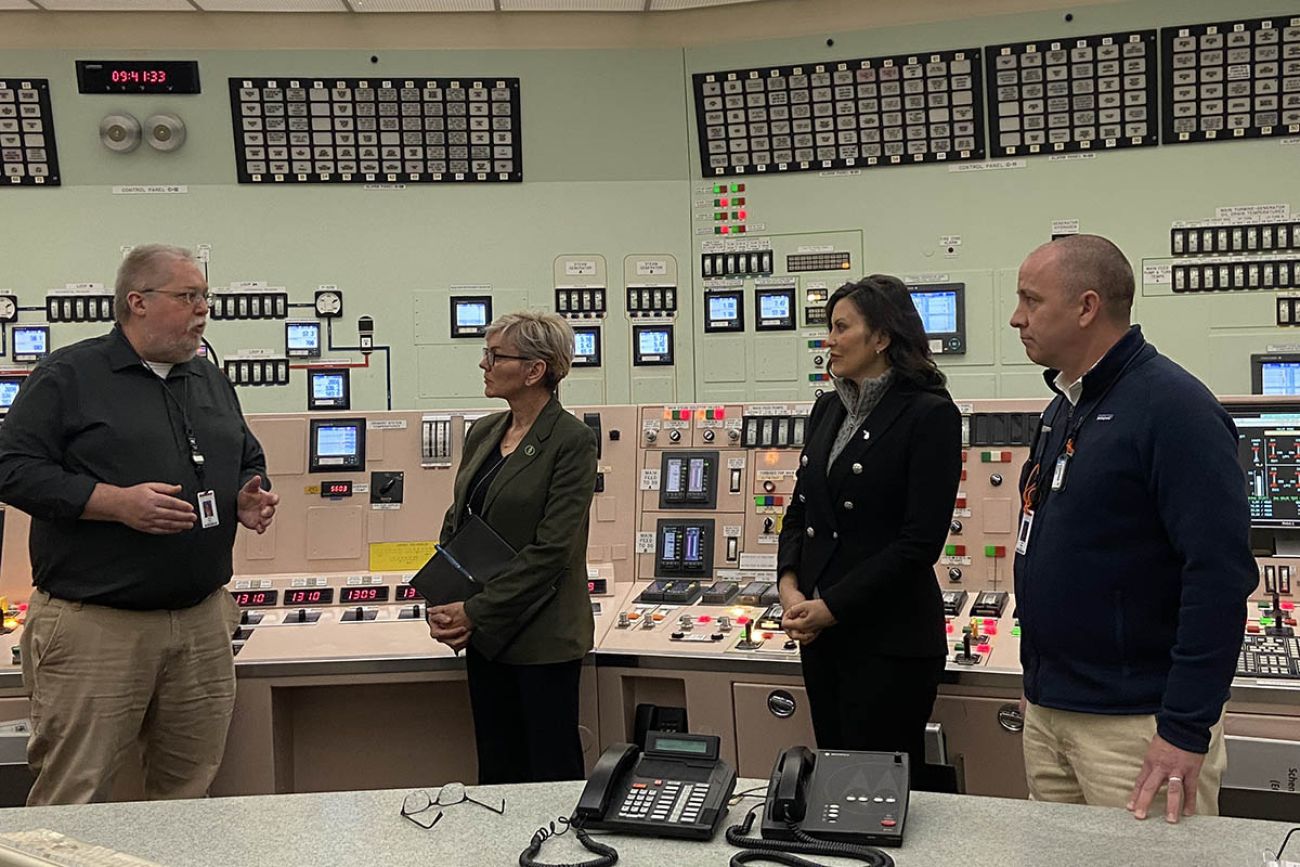 Gov. Gretchen Whitmer and current Energy Secretary Jennifer Granholm