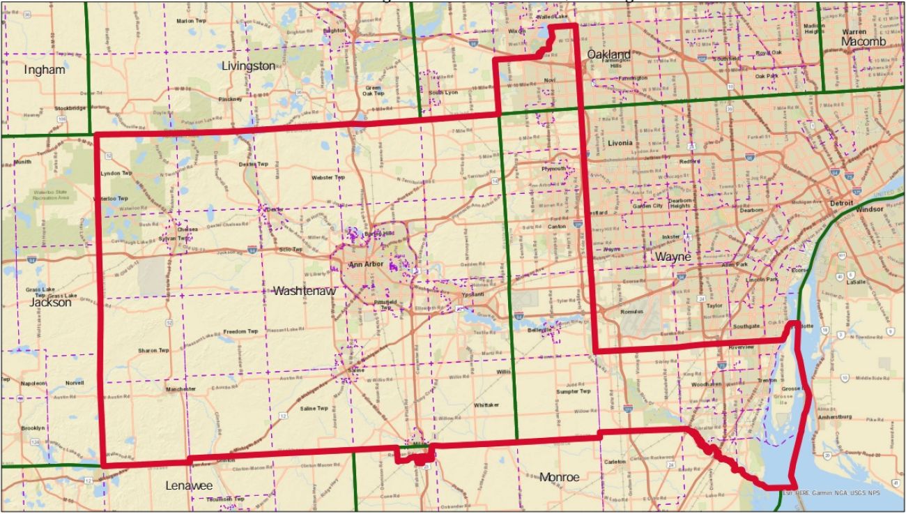 Michigan's 6th Congressional District map