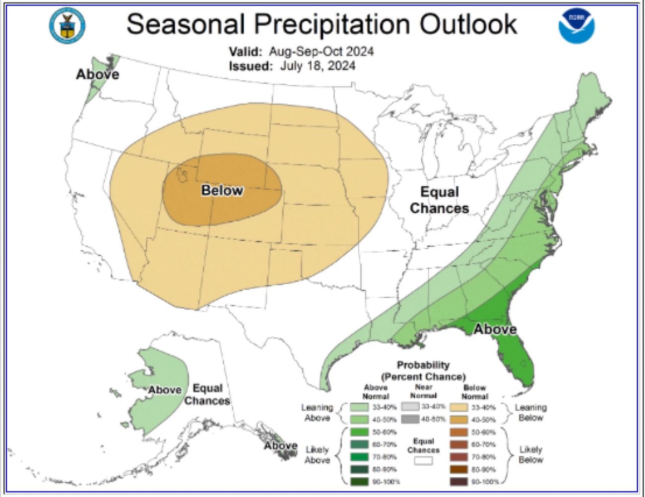 Seasonal Precipitation Map 