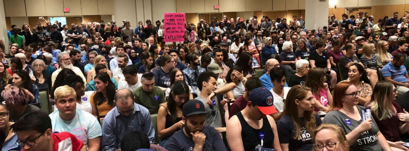 Abdul El-Sayed rally crowd