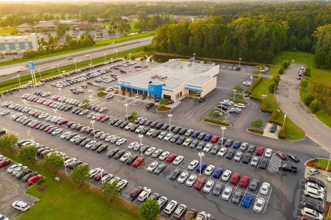 used car lot