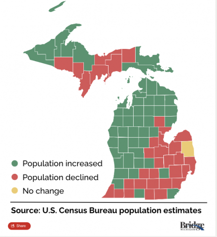 Michigan map