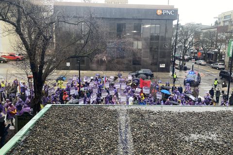 University of Michigan graduate student workers strike