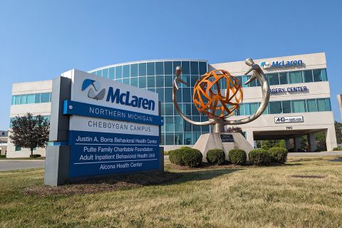 outside of McLaren Health Care