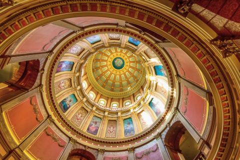 Rotunda of the Michigan state capitol 