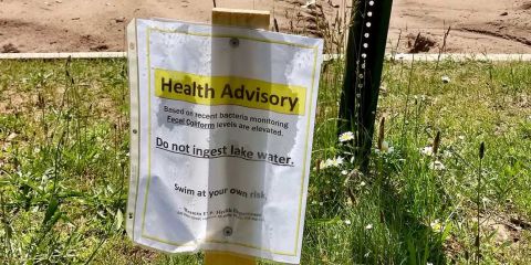 health advisory for beach closure