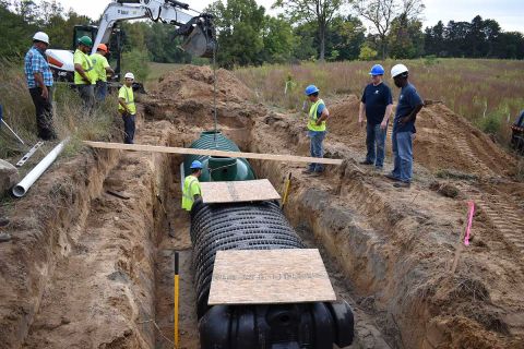 Fenner Nature Center onsite wastewater treatment 