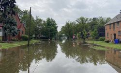 flooded street