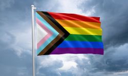  Progress flag symbol in the lgbt community