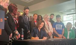 Gov. Gretchen Whitmer signing bill