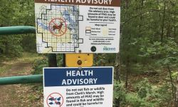 health advisory sign