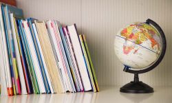 books in a shelf