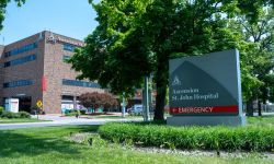 exterior of Ascension St. John hospital in metro Detroit