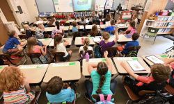 Children in a classroom