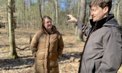 Annica and Peter Quakenbush outside