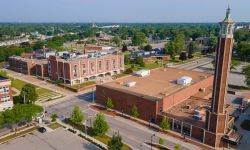 An aerial view of St. Clair County Community College