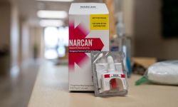 Narcan on a table